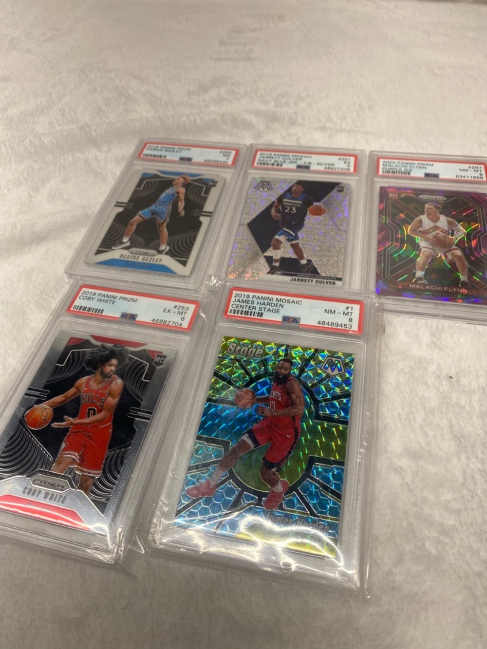 psa graded basketball Card Lot